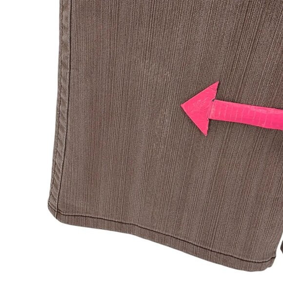 Vintage Let Me B. Bongo Juniors 7 Jeans Flared Light Brown Tan 90s Y2K Denim - Picture 6 of 10